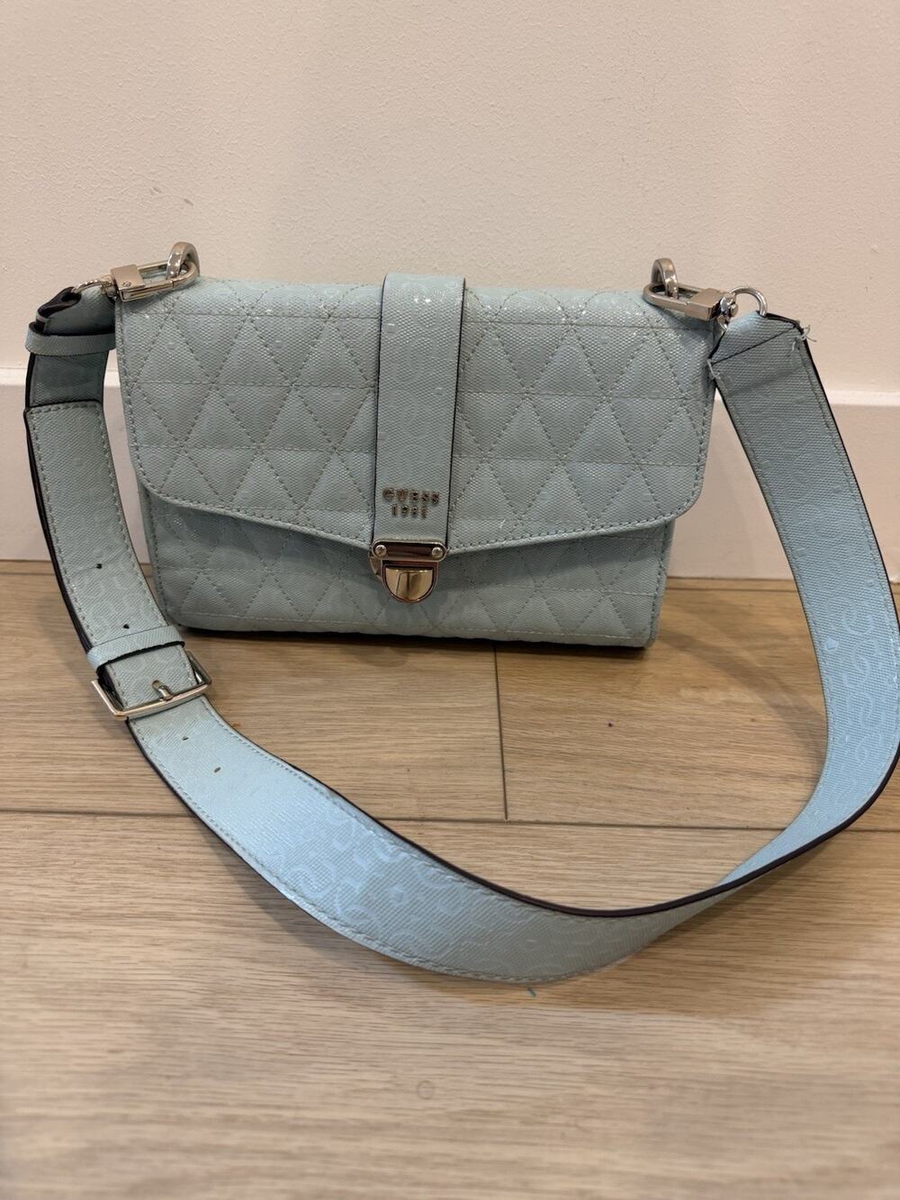 GUESS Women's Crossbody Bag Light Blue